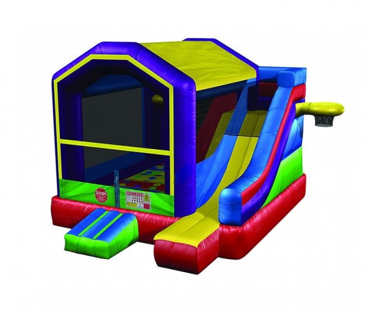 Wacky Bounce House With Slide